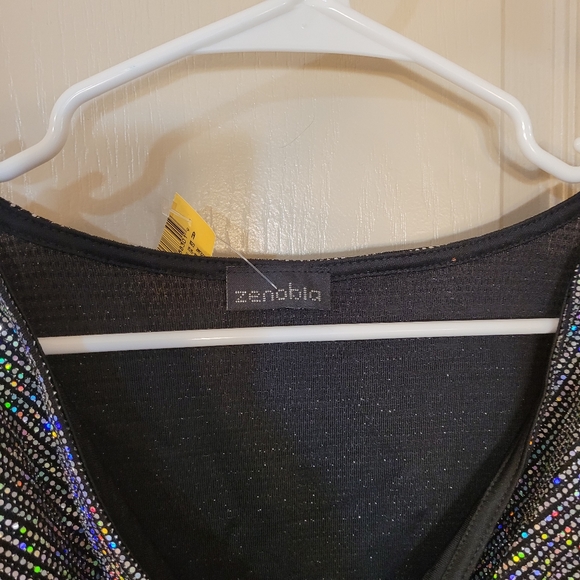 Nwt 90s style sparkly top - Picture 3 of 9